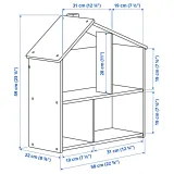 IKEA FLISAT (ИКЕА ФЛИСАТ) — Кукольный домик/полка настенная — фото 6