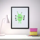 IKEA FISKBO (ИКЕА ФИСКБО) — Рамка, чёрная 40x50 см — фото 2
