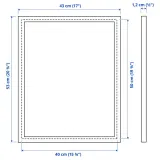 IKEA FISKBO (ИКЕА ФИСКБО) — Рамка, чёрная 40x50 см — фото 5