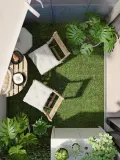 IKEA RUNNEN (ИКЕА РУННЕН) — Плитка садовая напольная, искусственная трава 0.81 м² — фото 3