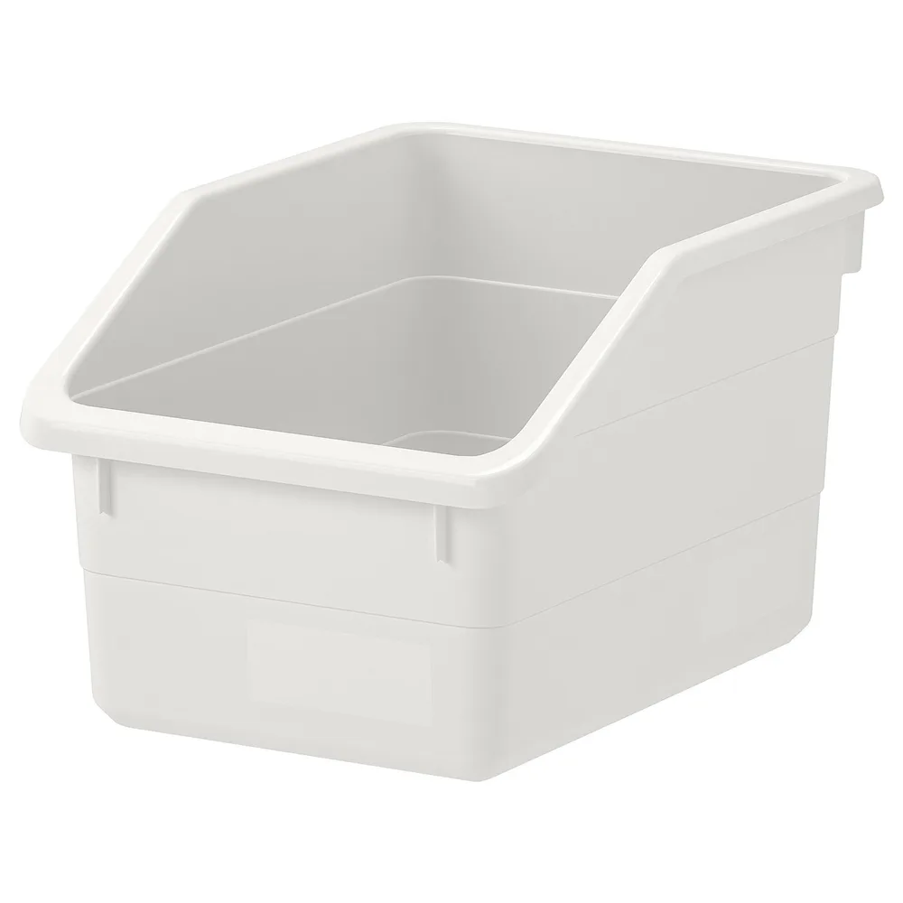 IKEA SOCKERBIT (ИКЕА СОСКЕРБИТ) — Контейнер, белый 19x26x15 см