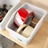 IKEA SOCKERBIT (ИКЕА СОСКЕРБИТ) — Контейнер, белый 19x26x15 см — фото 2