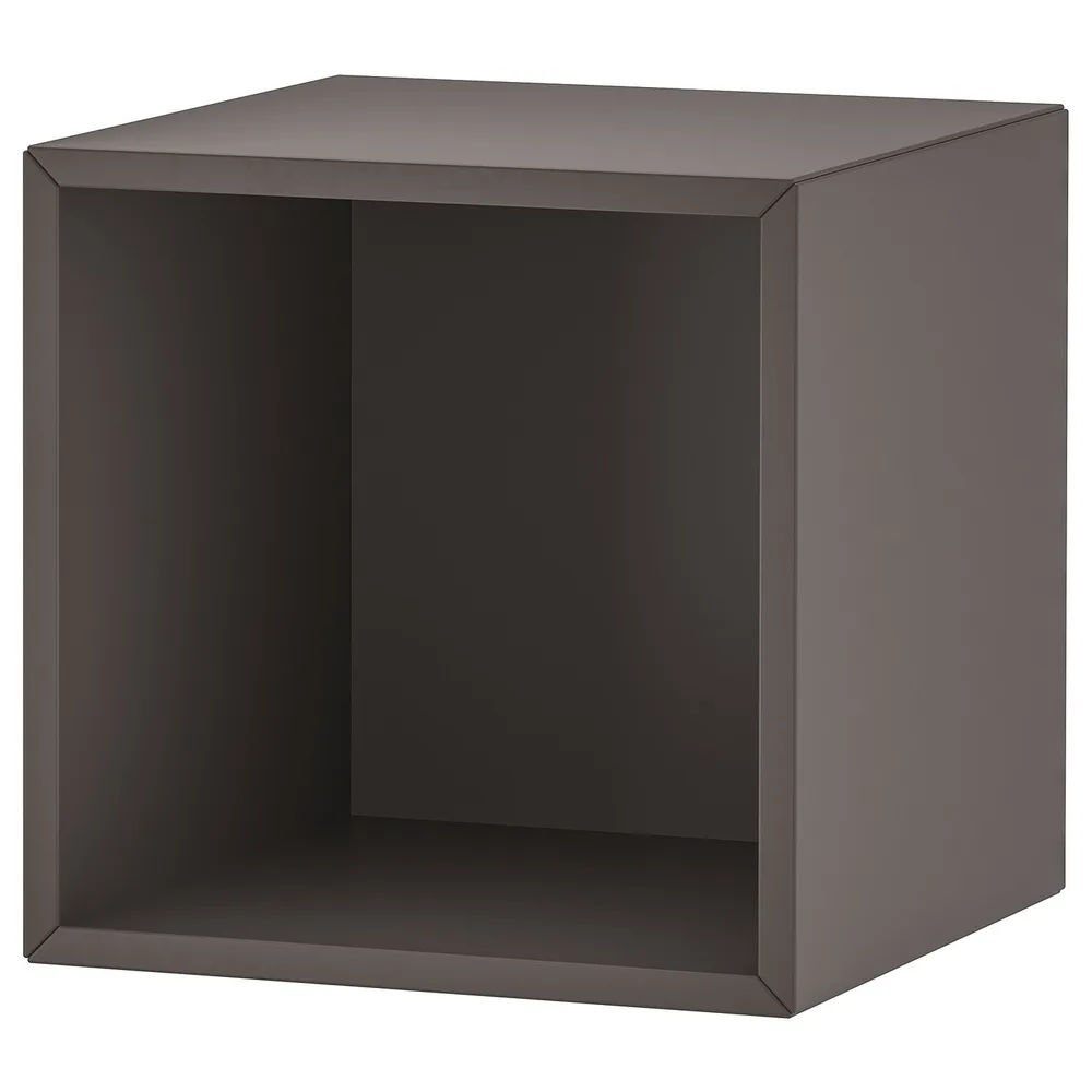 IKEA EKET (ИКЕА ЕКЕТ) — Шкаф навесной, тёмно-серый 35x35x35 см