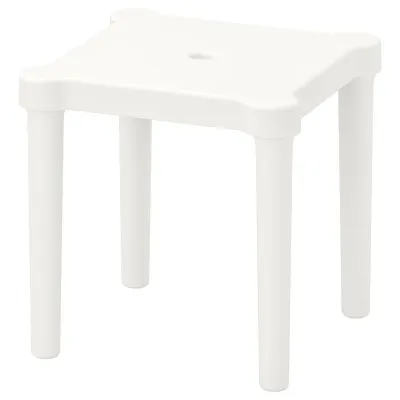 IKEA UTTER (ИКЕА УТТЕР) — Детский табурет, для дома и улицы/белый