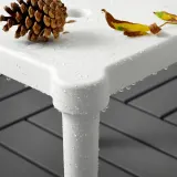 IKEA UTTER (ИКЕА УТТЕР) — Детский табурет, для дома и улицы/белый — фото 6