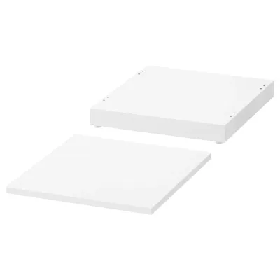 IKEA NORDLI (ИКЕА НОРДЛИ) — Столешница и цоколь, белый 40х47 см