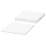 IKEA NORDLI (ИКЕА НОРДЛИ) — Столешница и цоколь, белый 40х47 см — фото 1