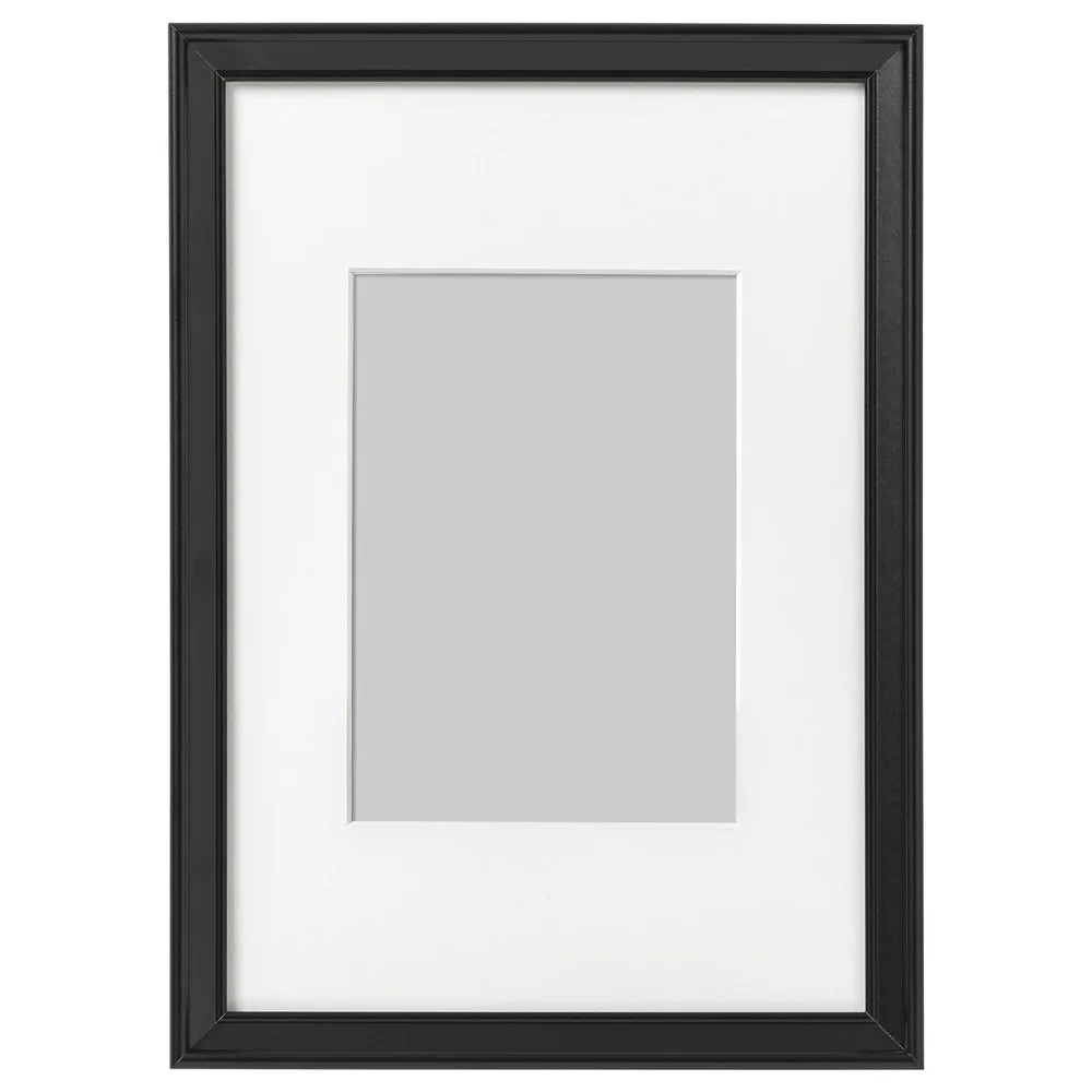 IKEA KNOPPÄNG (ИКЕА КНОППЭНГ) — Рамка, чёрная 21х30 см