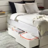 IKEA PÄRKLA (ИКЕА ПЭРКЛА) — Контейнер для одежды/постельного белья 55х49х19 см — фото 4