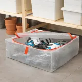 IKEA PÄRKLA (ИКЕА ПЭРКЛА) — Контейнер для одежды/постельного белья 55х49х19 см — фото 6