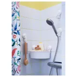 IKEA TISKEN (ИКЕА ТИСКЕН) — Держатель для душевой лейки, белый — фото 3