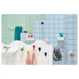 IKEA TISKEN (ИКЕА ТИСКЕН) — Держатель для душевой лейки, белый — фото 4