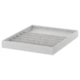 IKEA KOMPLEMENT (ИКЕА КОМПЛИМЕНТ) — Вкладыш с перегородками, светло-серый 40х53х5 см — фото 1