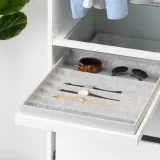 IKEA KOMPLEMENT (ИКЕА КОМПЛИМЕНТ) — Вкладыш с перегородками, светло-серый 40х53х5 см — фото 2