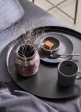 IKEA GLADOM (ИКЕА ГЛАДОМ) — Столик с подносом, чёрный 45x53 см — фото 5