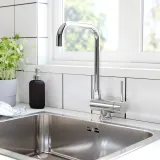 IKEA JUTTERN (ИКЕА ЙУТТЕРН) — Смеситель кухонный складной, хром — фото 2