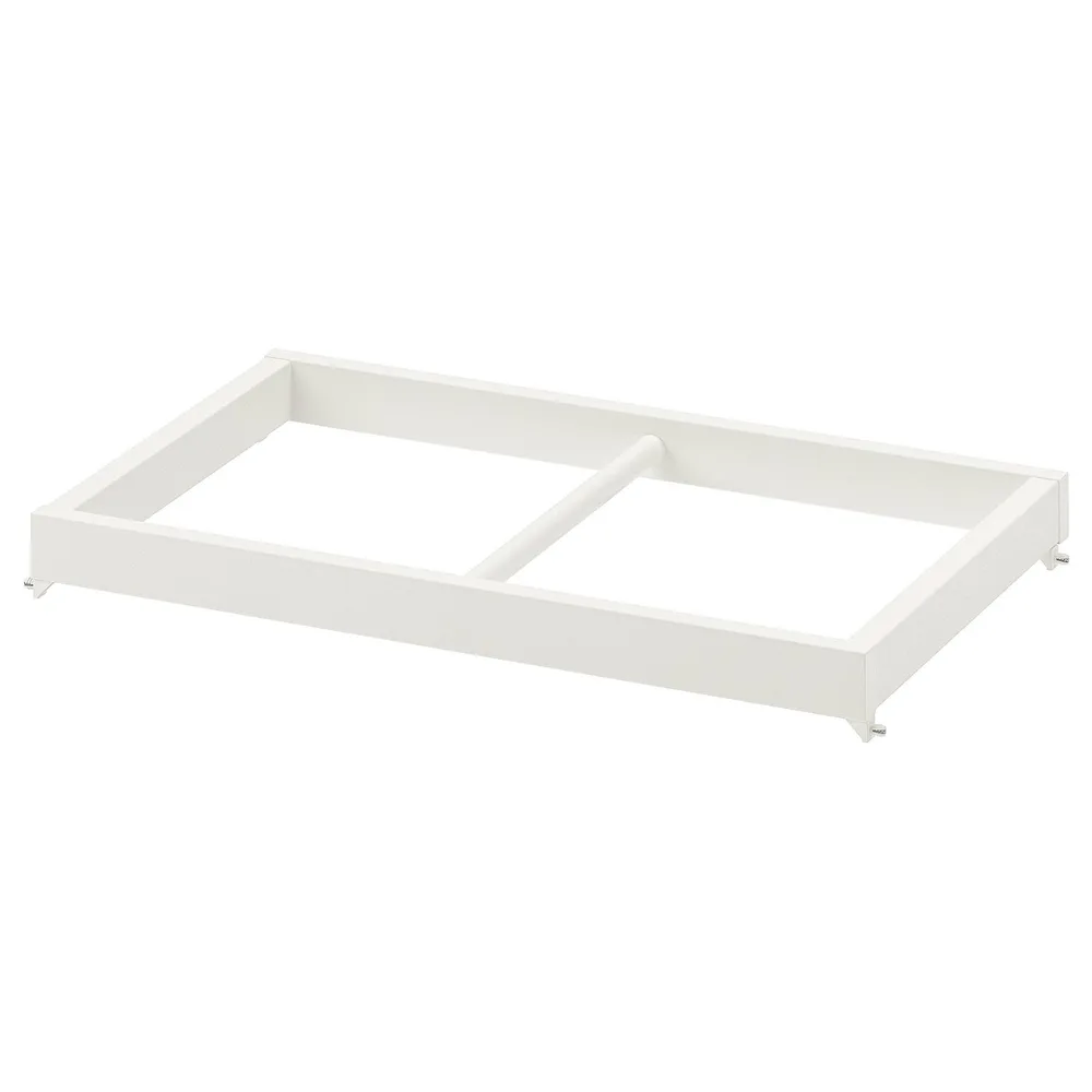 IKEA KOMPLEMENT (ИКЕА КОМПЛИМЕНТ) — Штанга для одежды, белая 50x35 см