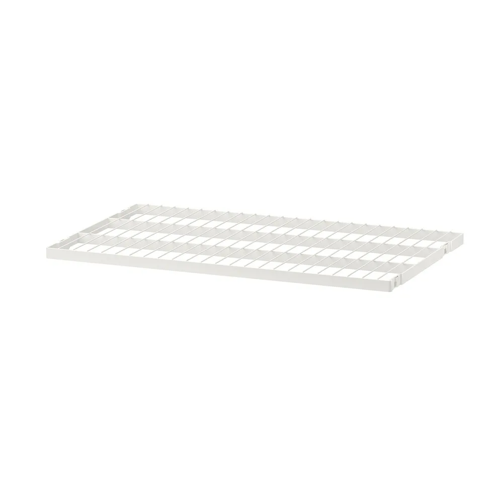 IKEA BOAXEL (ИКЕА БОАКСЕЛ) — Полка проволочная, белая 60x40 см