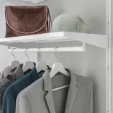 IKEA BOAXEL (ИКЕА БОАКСЕЛ) — Полка проволочная, белая 60x40 см — фото 2