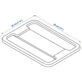 IKEA SAMLA (ИКЕА САМЛА) — Крышка для контейнера 5 л, прозрачная — фото 4