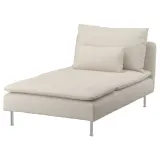 IKEA SÖDERHAMN (ИКЕА СЁДЕРХАМН) — Чехол для шезлонга, Гуннаред бежевый — фото 2