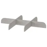 IKEA KOMPLEMENT (ИКЕА КОМПЛИМЕНТ) — Перегородка для выдвижного лотка, светло-серая 50x35 см — фото 1