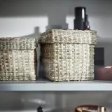 IKEA LURPASSA (ИКЕА ЛУРПАССА) — Коробка с крышкой, 2 шт., морская трава — фото 4