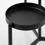 IKEA OLIVBLAD (ИКЕА ОЛИВБЛАД) — Подставка для горшков, для дома и улицы/чёрный 58 см — фото 5