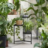 IKEA OLIVBLAD (ИКЕА ОЛИВБЛАД) — Подставка для горшков, для дома и улицы/чёрный 58 см — фото 7