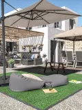 IKEA RUNNEN (ИКЕА РУННЕН) — Краевая планка для наружного покрытия, тёмно-серый 4 шт. — фото 5