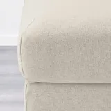 IKEA VIMLE (ИКЕА ВИМЛЕ) — Чехол на подставку для ног с отделением, Гуннаред бежевый — фото 2