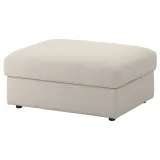 IKEA VIMLE (ИКЕА ВИМЛЕ) — Чехол на подставку для ног с отделением, Гуннаред бежевый — фото 3