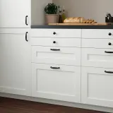 IKEA ENKÖPING (ИКЕА ЕНКЁПИНГ) — Фасад ящика, белый, имитация дерева 40х10 см — фото 2