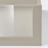 IKEA KOMPLEMENT (ИКЕА КОМПЛИМЕНТ) — Ящик со стеклянным фасадом, серо-бежевый 50х58 см — фото 2