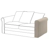 IKEA GRÖNLID (ИКЕА ГРЁНЛИД) — Чехол для подлокотника, Хилларед бежевый — фото 2