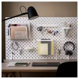 IKEA SKÅDIS (ИКЕА СКОДИС) — Корзина для хранения, 3 шт., белый — фото 2