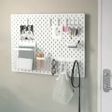 IKEA SKÅDIS (ИКЕА СКОДИС) — Корзина для хранения, 3 шт., белый — фото 5