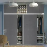 IKEA LARKOLLEN (ИКЕА ЛАРКОЛЛЕН) — Фетровая панель раздвижной двери, тёмно-серый 60x40-240 см — фото 3