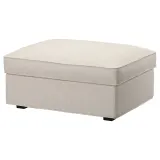 IKEA KIVIK (ИКЕА КИВИК) — Чехол на подставку для ног с отделением, Тресунд светло-бежевый — фото 2