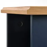 IKEA SKRUVBY (ИКЕА СКРУВБИ) — Столик, чёрно-синий 40х32 см — фото 5