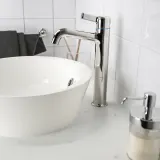 IKEA VOXNAN (ИКЕА ВОКСНАН) — Смеситель для раковины высокий, хром — фото 2