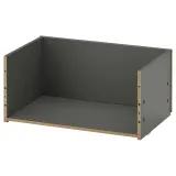 IKEA BESTÅ (ИКЕА БЕСТО) — Корпус ящика, тёмно-серый 60x25x40 см — фото 1