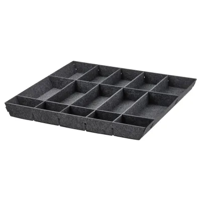 IKEA UPPDATERA (ИКЕА УППДАТЕРА) — Регулируемый органайзер для ящика, серый 60 см