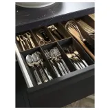 IKEA UPPDATERA (ИКЕА УППДАТЕРА) — Регулируемый органайзер для ящика, серый 60 см — фото 5