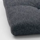 IKEA POÄNG (ИКЕА ПОЭНГ) — Подушка для пуфа-подставки, Гуннаред тёмно-серый 55x50 см — фото 2