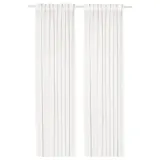 IKEA STENFRÖ (ИКЕА СТЕНФРЁ) — Тюль, 2 шт, белый на ленте 145x300 см — фото 1