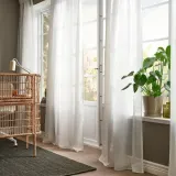 IKEA STENFRÖ (ИКЕА СТЕНФРЁ) — Тюль, 2 шт, белый на ленте 145x300 см — фото 3
