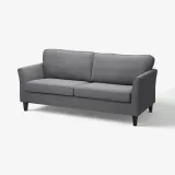 IKEA EKHOLMA (ИКЕА ЕКХОЛМА) — Чехол на 3-местный диван, Хакебу тёмно-серый — фото 2