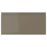 IKEA VOXTORP (ИКЕА ВОКСТОРП) — Фасад ящика, глянцевый тёмный серо-коричневый 40х20 см — фото 1