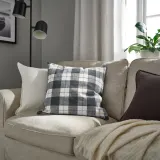 IKEA SVAMPFLY (ИКЕА СВАМПФЛИ) — Наволочка декоративная, антрацит 50x50 см — фото 2